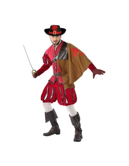 Costume for Adults 113817 Red (3 pcs) Male Musketeer