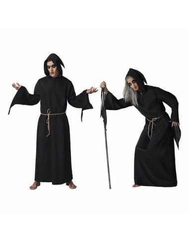 Costume for Adults Black (2 Pieces) (2 Units)