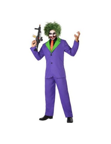 Costume for Adults Joker Purple Male Assassin (3 Pieces)