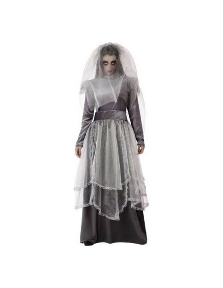 Costume per Adulti Grigio Zombies (3 Pezzi)