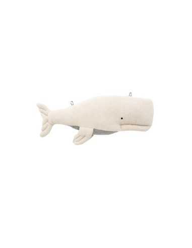 Jouet Peluche Crochetts OCÉANO Beige Baleine 29 x 84 x 14 cm