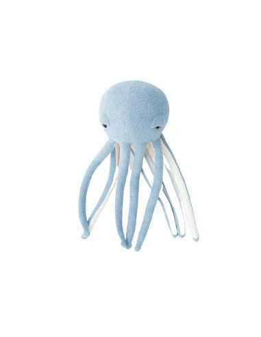 Fluffy toy Crochetts OCÉANO Light Blue Octopus 29 x 83 x 29 cm