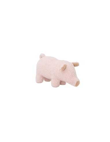 Fluffy toy Crochetts Bebe Pink Pig 30 x 13 x 8 cm