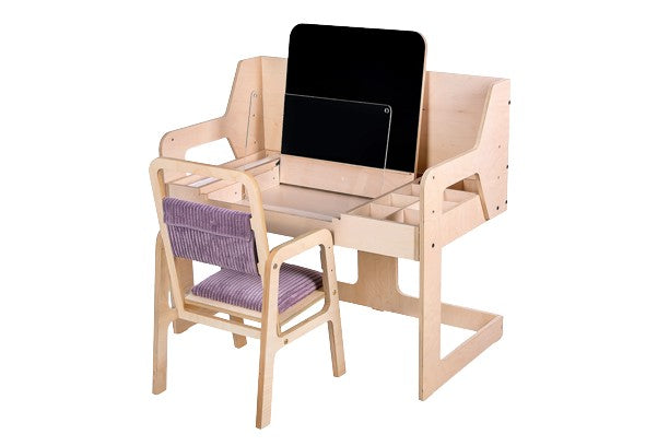 Adjustable Children Chair Luula - Cannon Pink