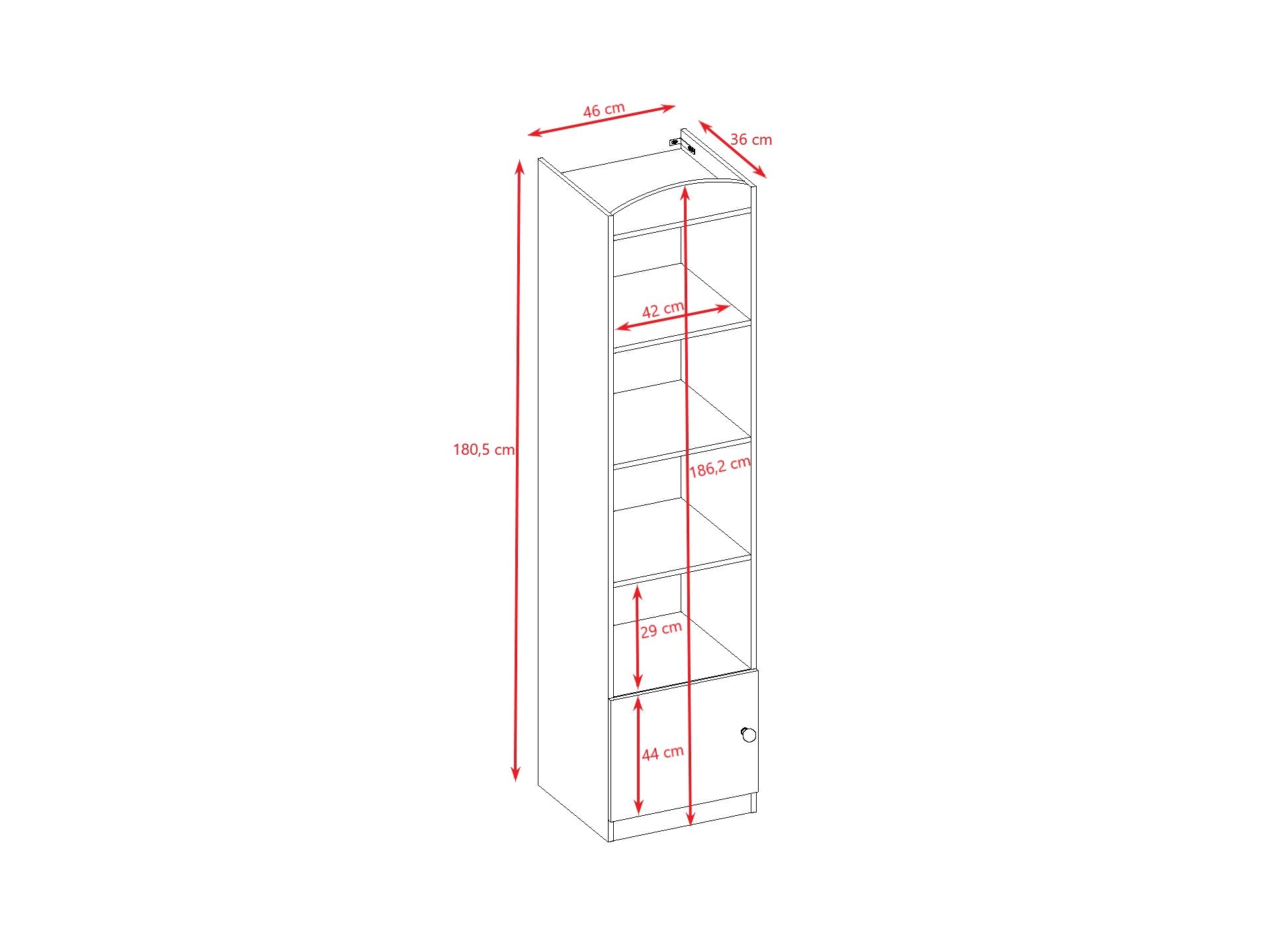Babydreams Single Shelf