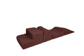 Bearly Corduroy Shape Set 4-Elements - Brown