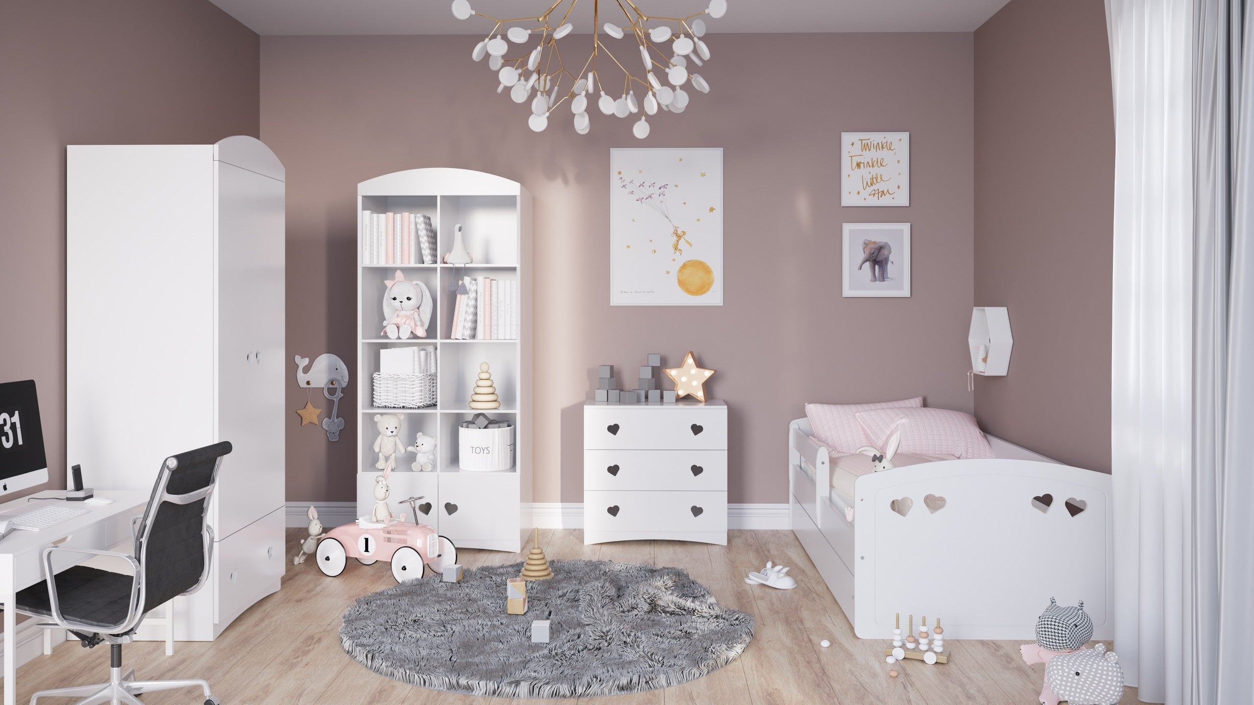 Children's Bed Julia - White