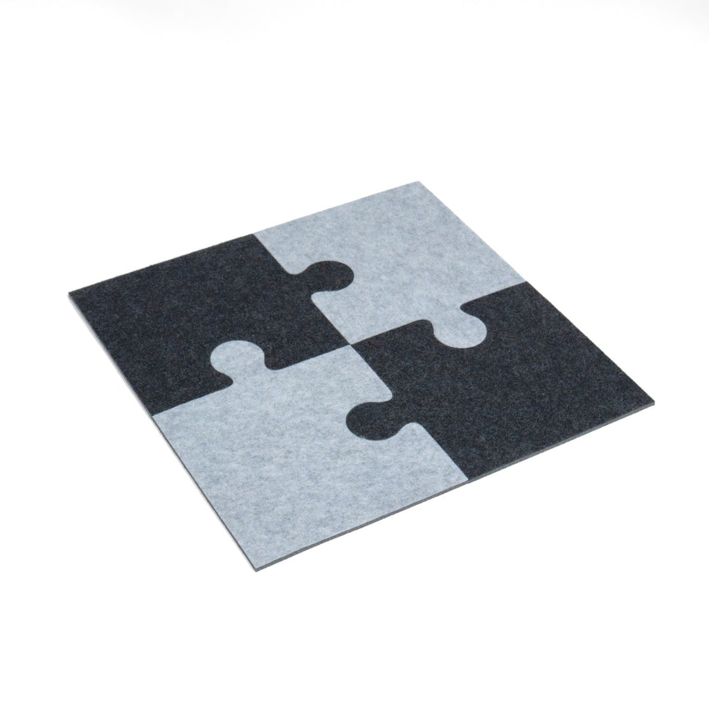 4-piece Felt Puzzle Playmat - Add-on for Climbing Toys