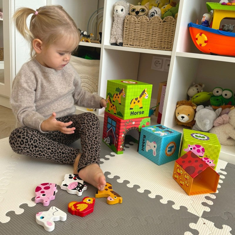 Farm in Boxes Cube Puzzle