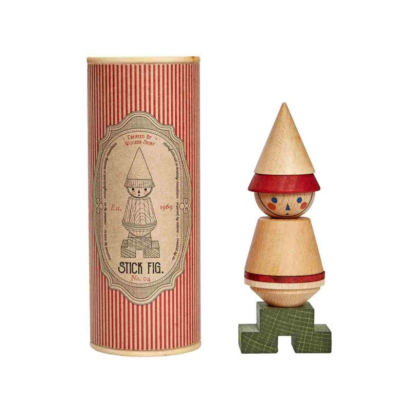 LALA Stick Figure Puzzle - Red