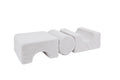 MeowBaby® Bearly Shape Set with 3 Elements - White