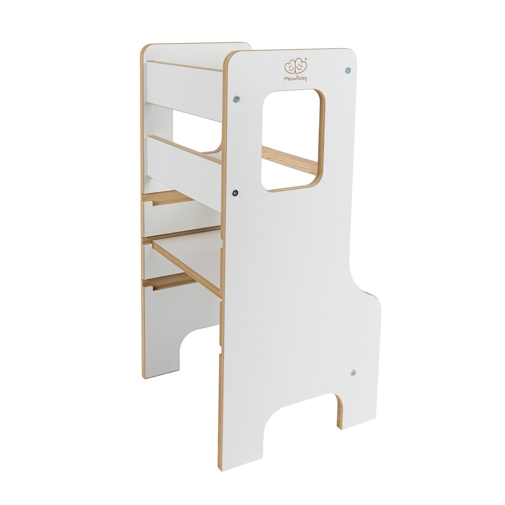 MeowBaby® Kitchen Helper – Educational Kitchen Tower for Children, MDF board