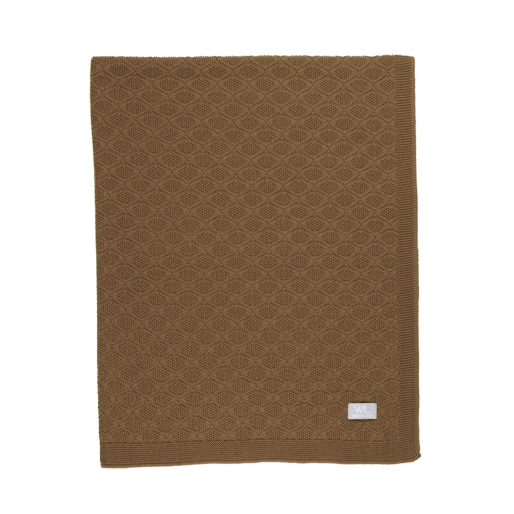 Merino wool baby blanket HAPPINESS