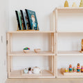 Modular Montessori Shelf Straight Mini - 2 Shelves