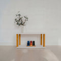 Modular Montessori Shelf Straight Mini - 2 Shelves - White/brownish oil