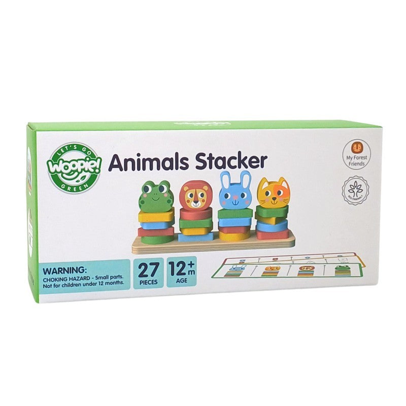 Montessori Puzzle Pyramid With Animals