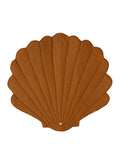 Organic Cotton and Linen Shell Playmat - Caramel