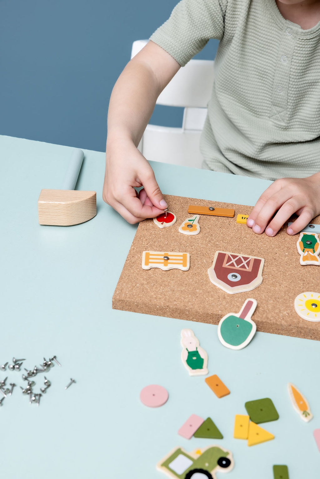 Wooden Tap Tap Game - Farm