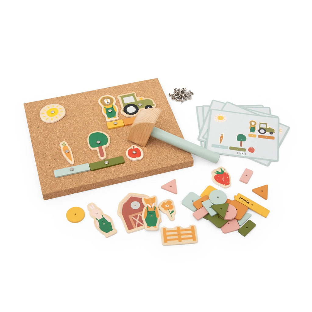 Wooden Tap Tap Game - Farm
