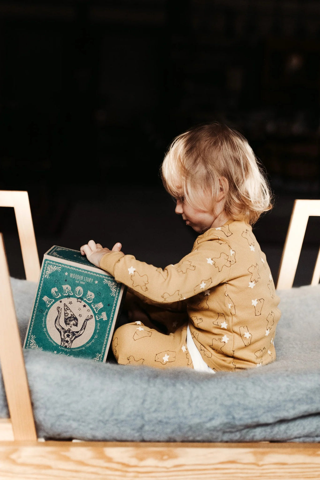 Wooden Toy Acrobat Girl